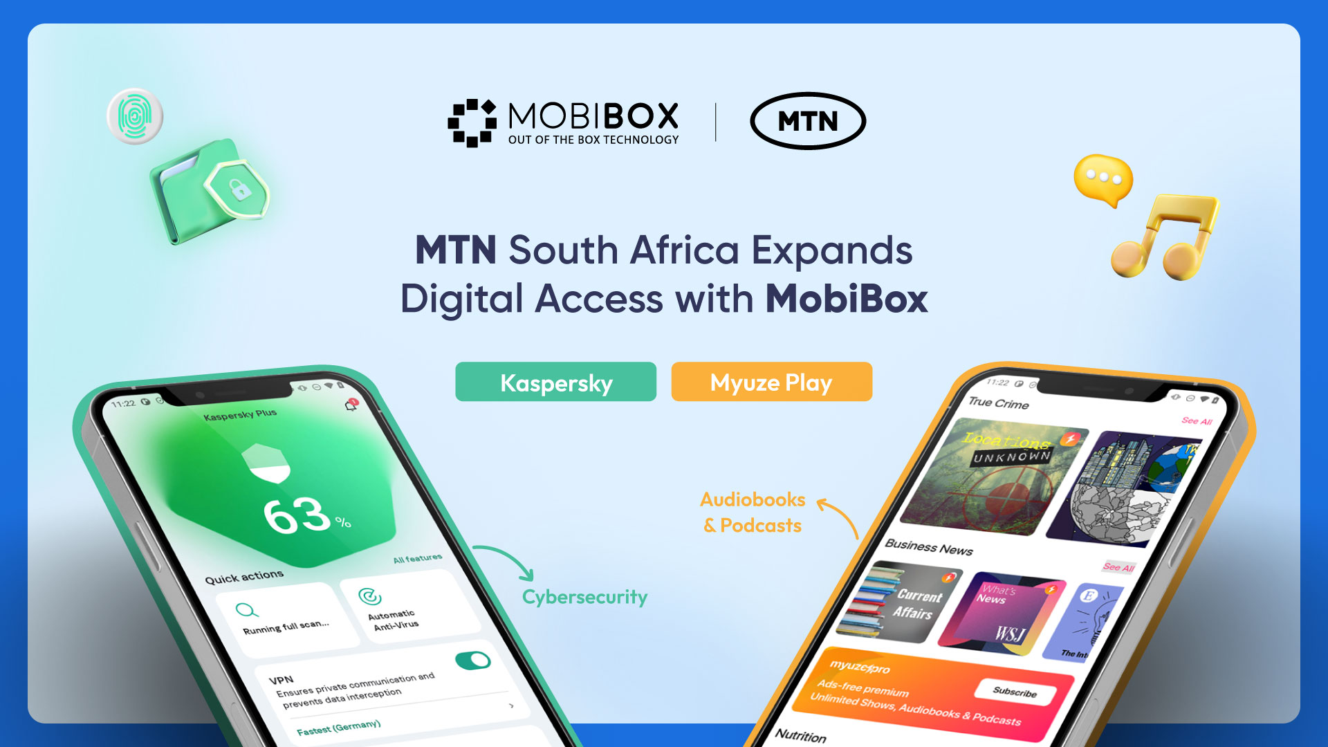 Kaspersky and MyuzePlay Now Available to MTN South Africa Users Through MobiBox Integration